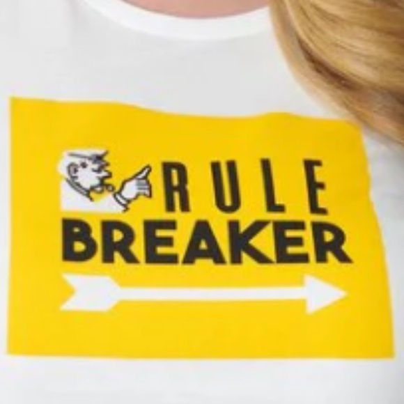 Unique vintage x hasboro RULE BREAKER T-shirt size 2x - Picture 3 of 4